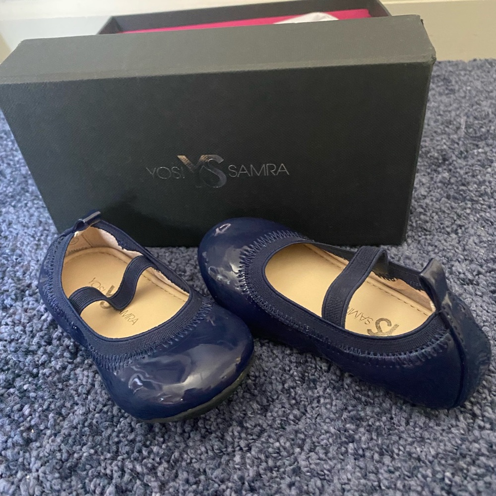 Yosi Samra patent leather ballet flats size 6